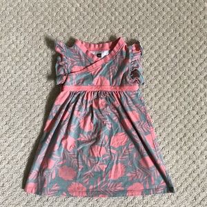 Tea Collection 2T Flutter Sleeved Dress